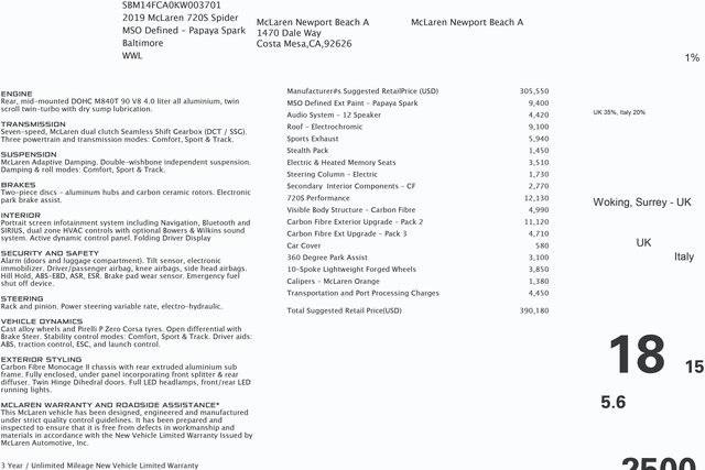 Used 2019 McLaren 720S Performance image 46