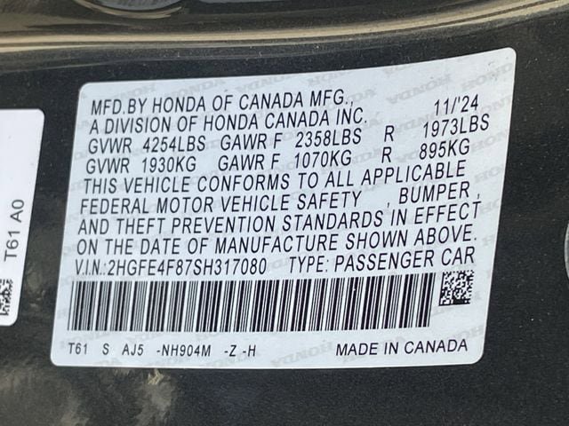 Used 2025 Honda Civic Sport Touring image 29