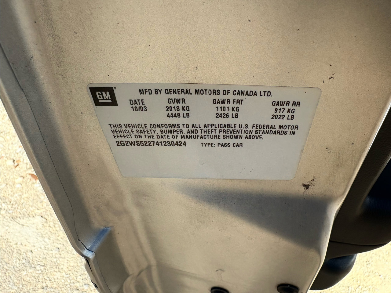 Used 2004 Pontiac Grand Prix GT2 image 44