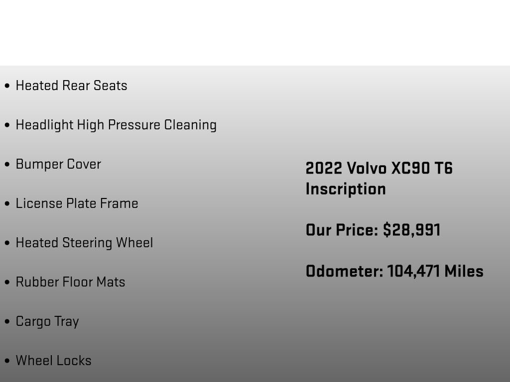 Used 2022 Volvo XC90 T6 Inscription w/ Climate Package AWD/4WD image 24