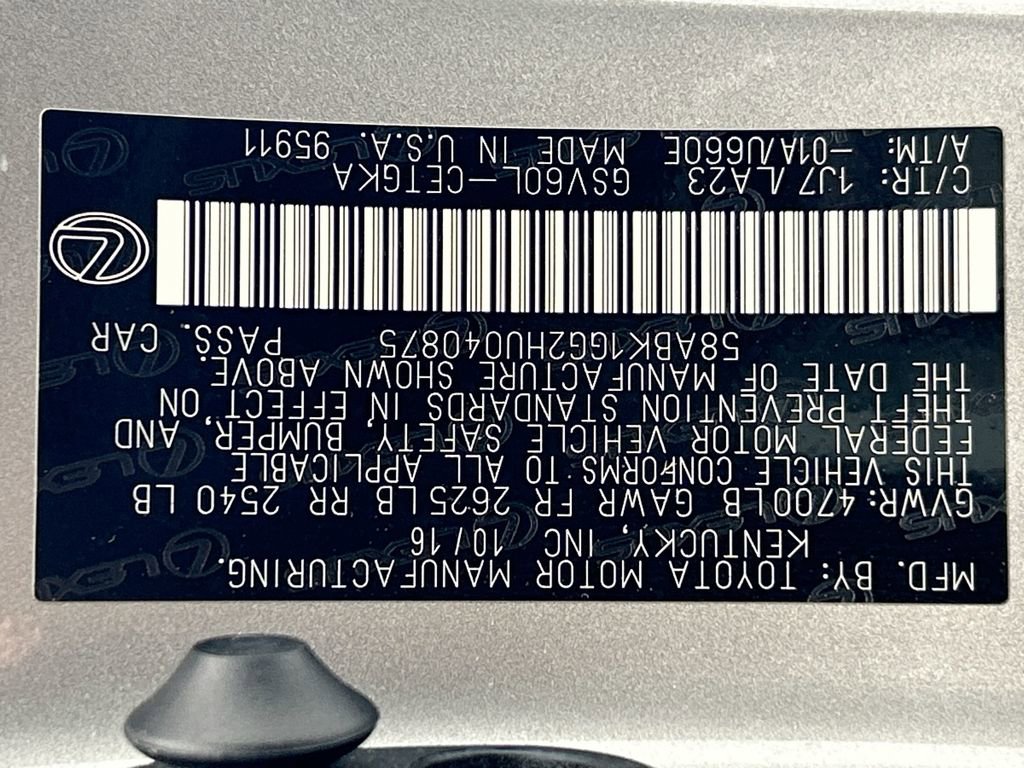 Used 2017 Lexus ES 350 image 34