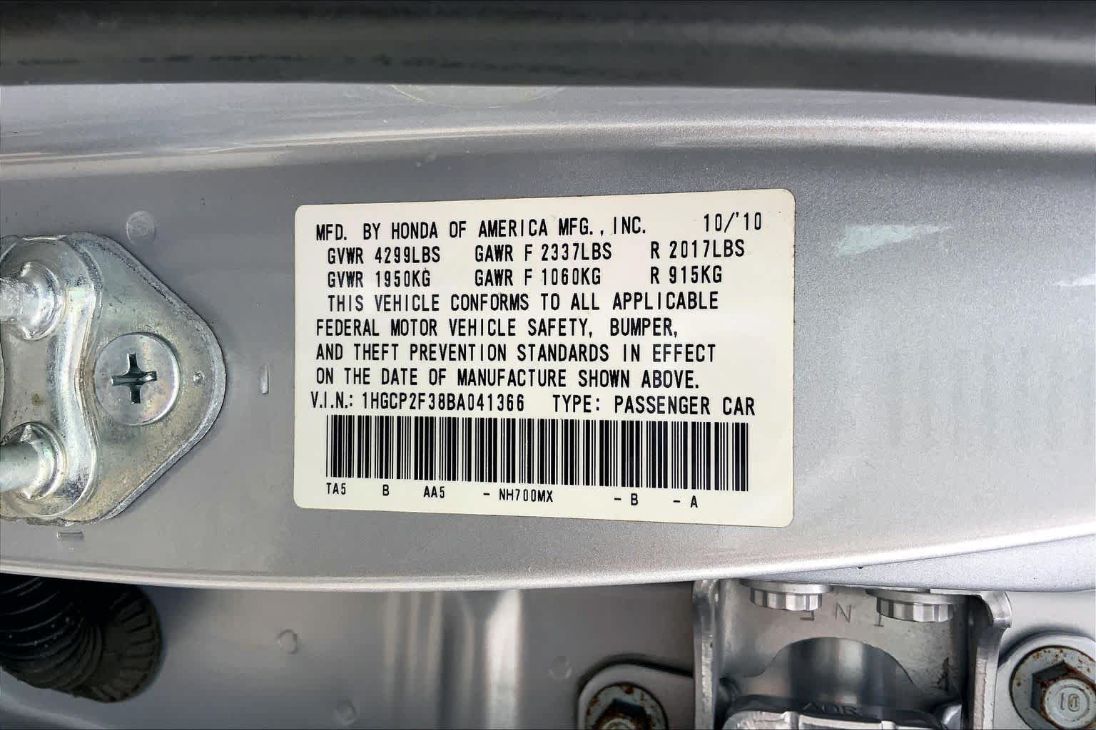 Used 2011 Honda Accord LX image 34