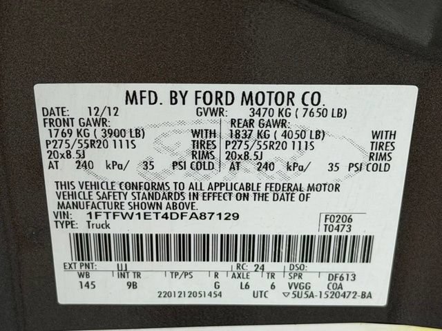 Used 2013 Ford F150 Platinum AWD/4WD image 20