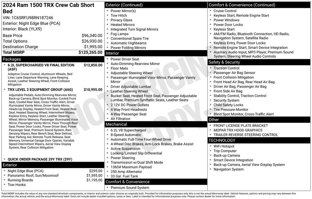 Used 2024 RAM 1500 TRX image 6