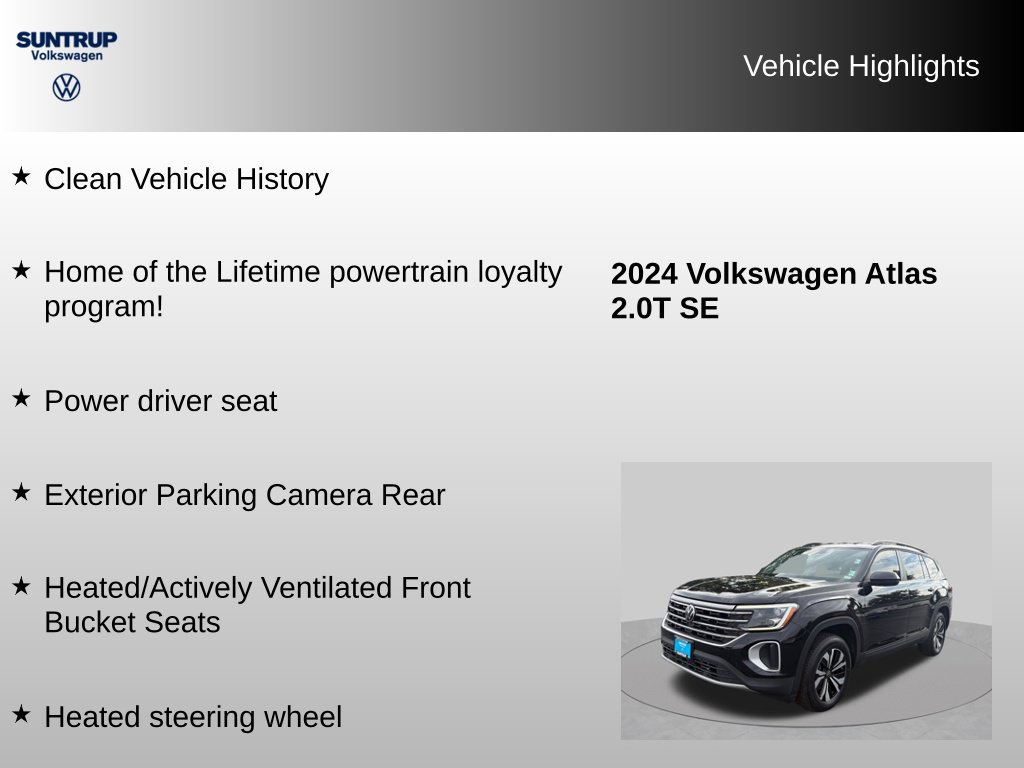 Used 2024 Volkswagen Atlas SE FWD image 8