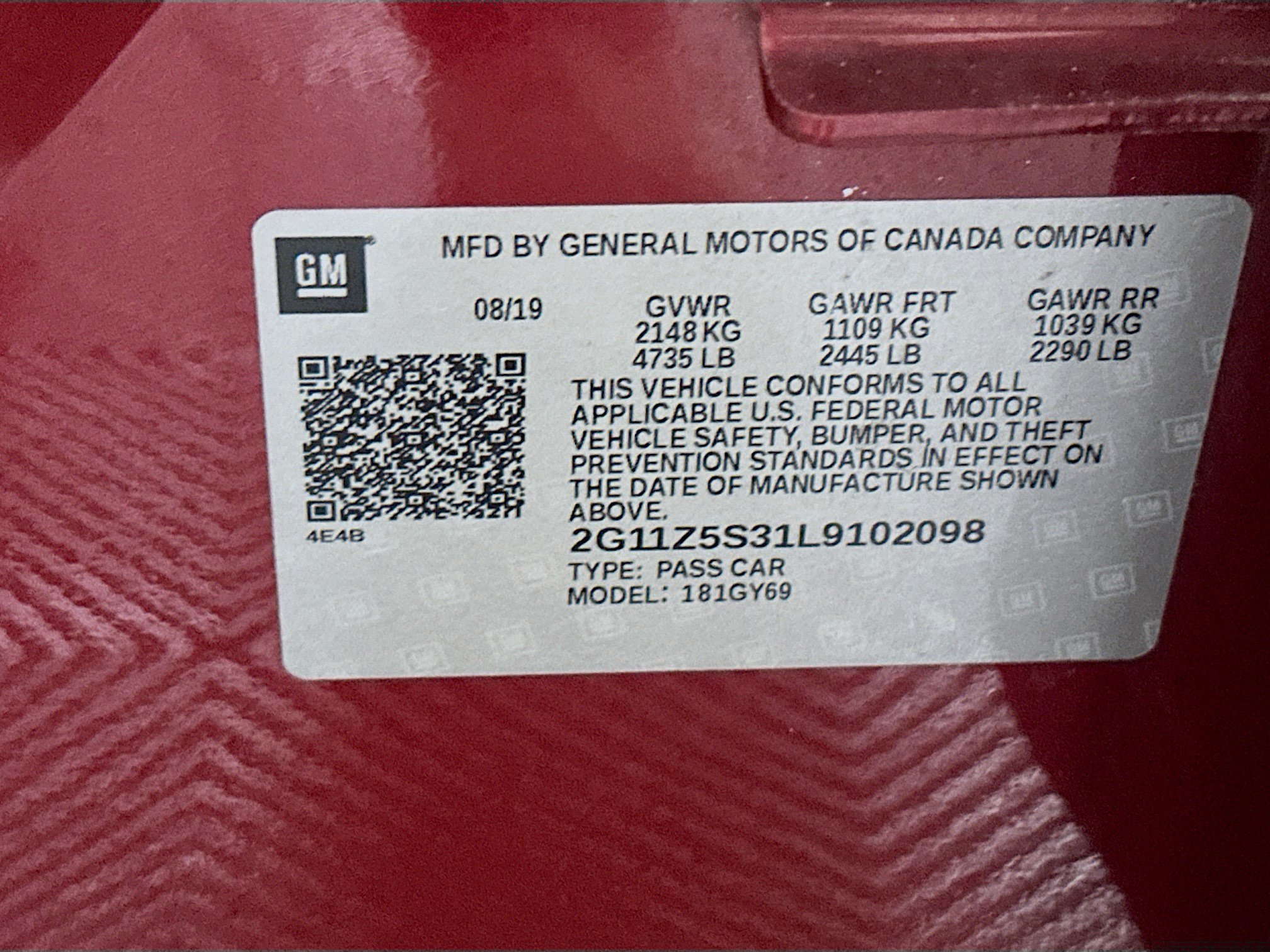 Used 2020 Chevrolet Impala LT FWD image 12