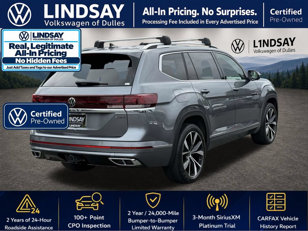 Certified 2024 Volkswagen Atlas SEL Premium R-Line AWD/4WD image 8