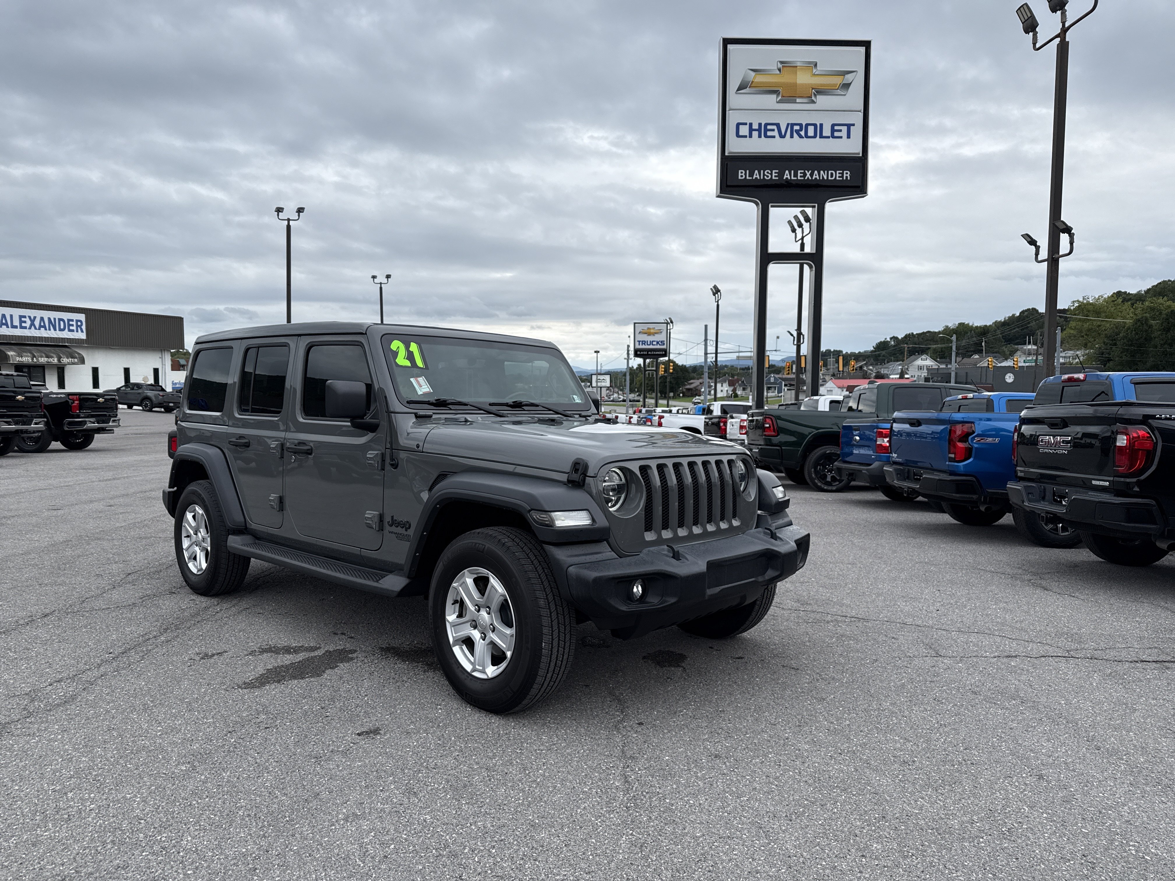 Used 2021 Jeep Wrangler Unlimited Sport w/ Sun And Sound Package