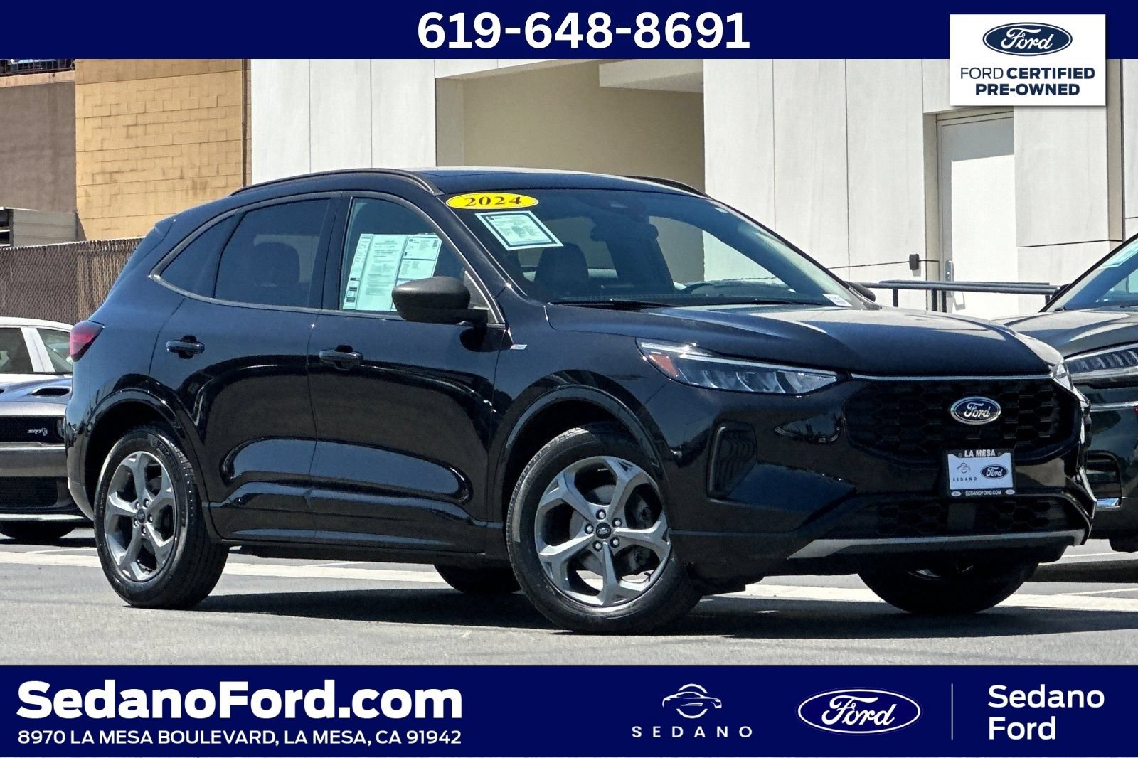 Certified 2024 Ford Escape ST-Line w/ Tech Pack #1 FWD image 1