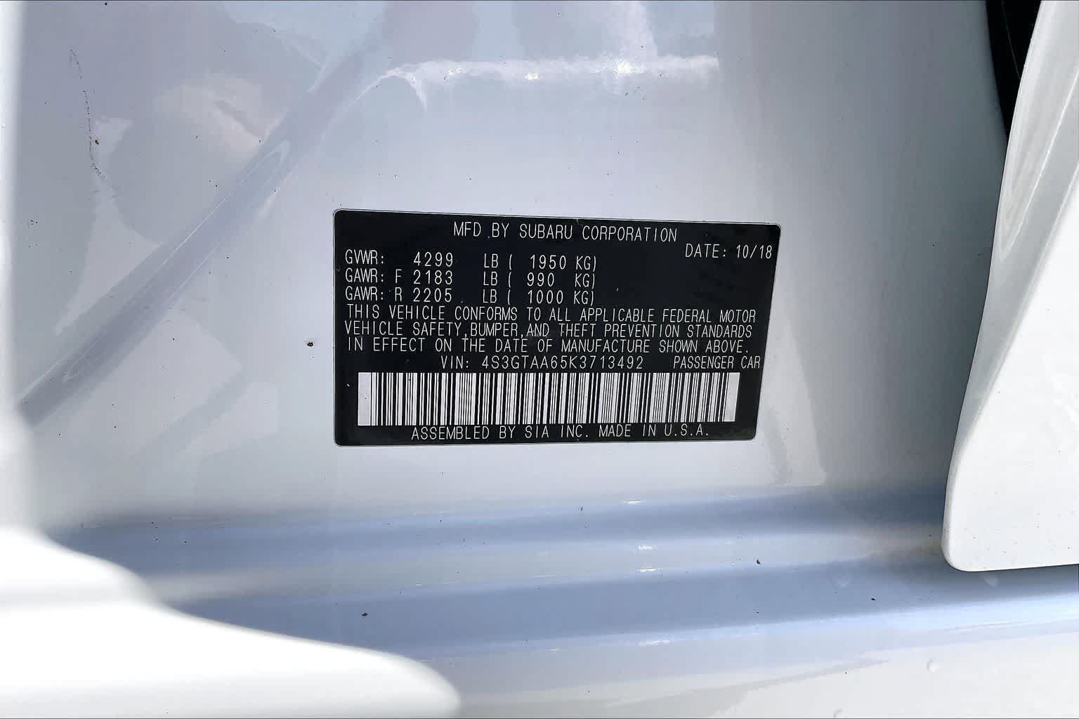 Used 2019 Subaru Impreza 2.0i AWD/4WD image 20