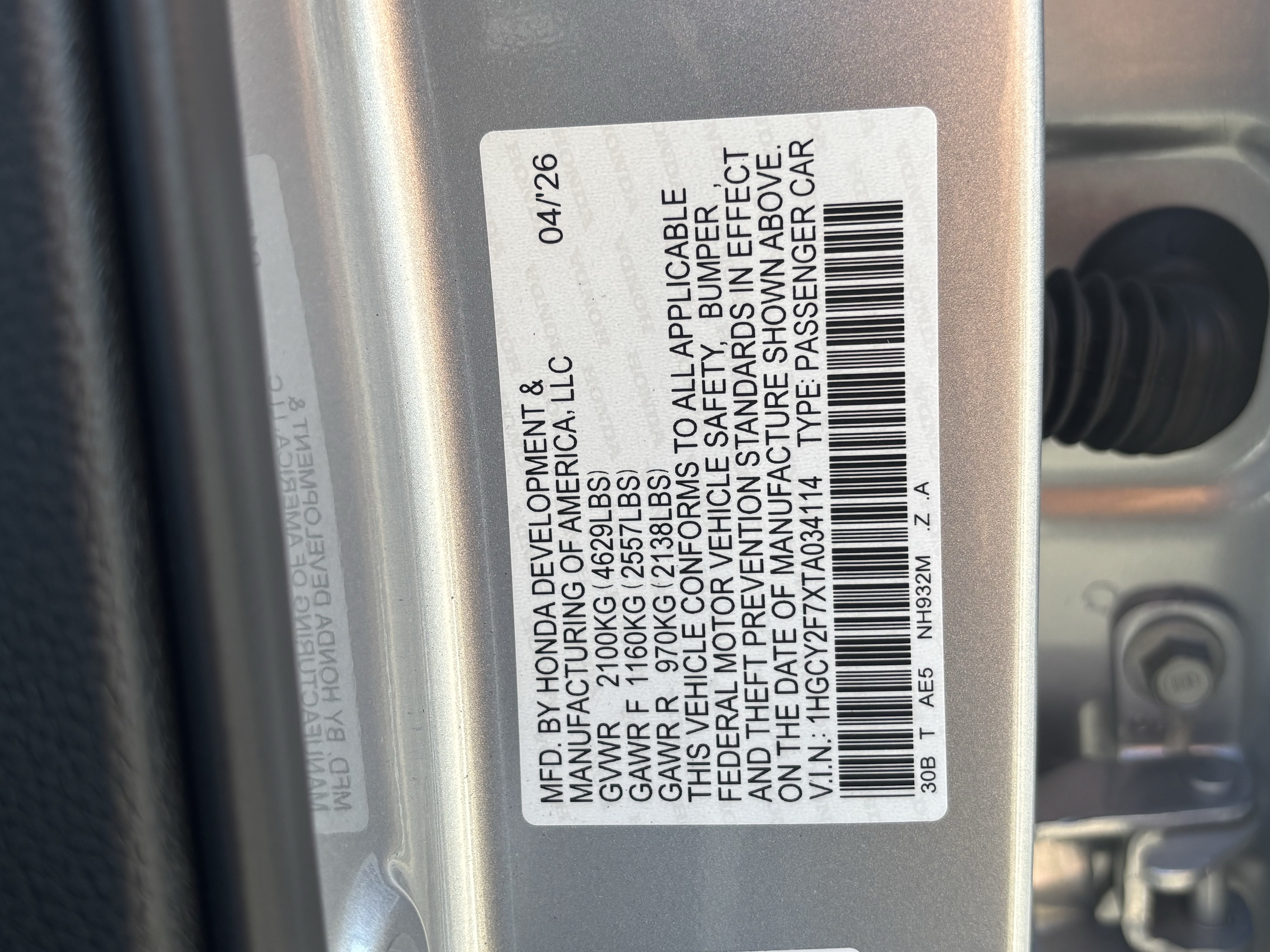 Used 2026 Honda Accord Sport image 30