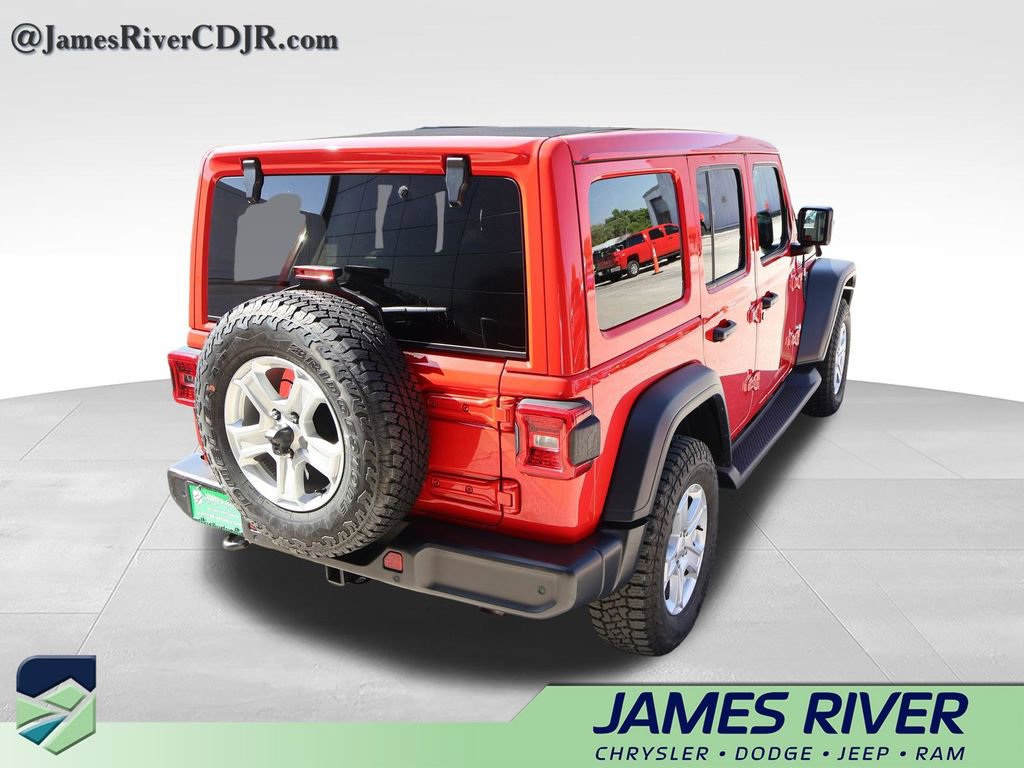 Used 2021 Jeep Wrangler Unlimited Sport w/ Sun And Sound Package AWD/4WD image 8