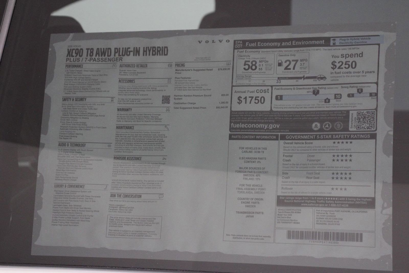 New 2026 Volvo XC90 T8 Plus image 18