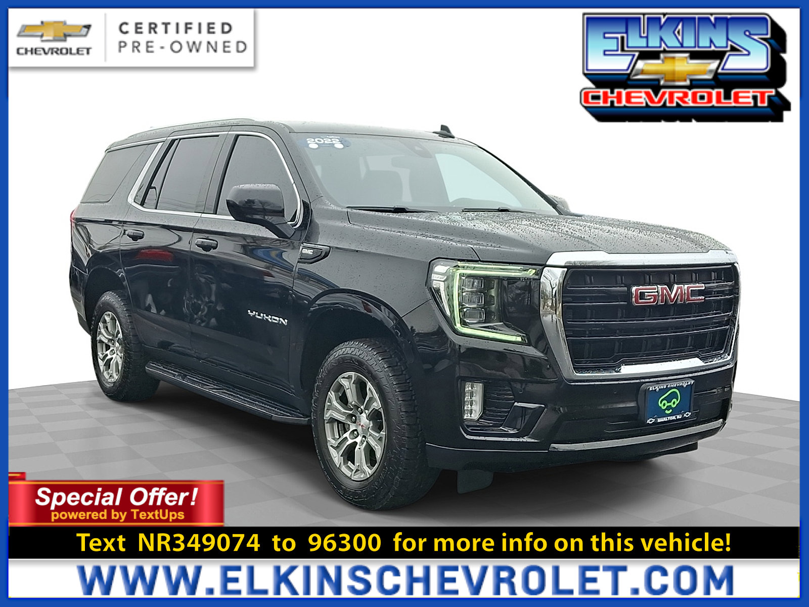 Certified 2022 GMC Yukon SLE w/ Gmc Pro Safety Plus Package image 1