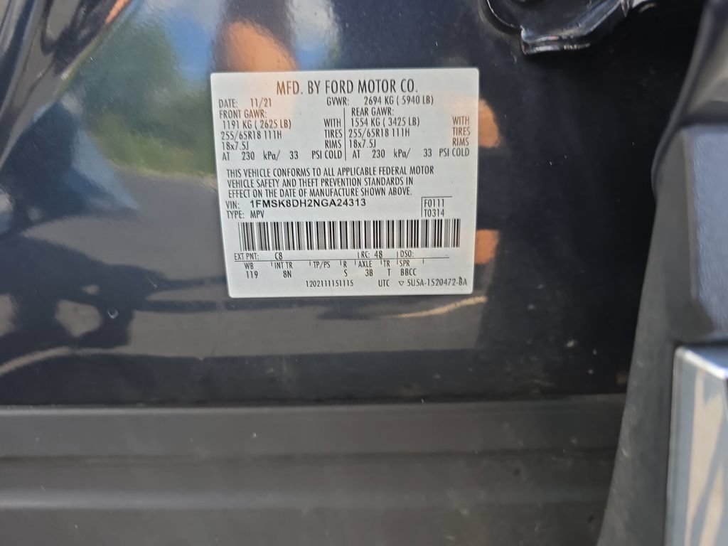 Used 2022 Ford Explorer XLT AWD/4WD image 37