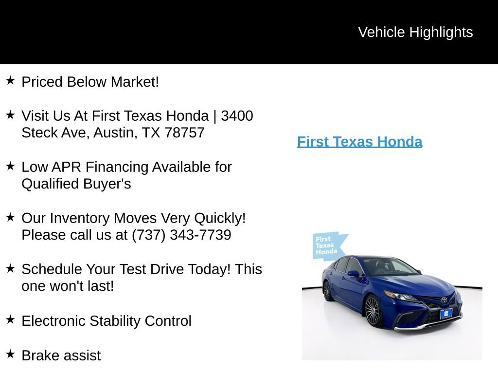Used 2024 Toyota Camry XSE FWD image 9