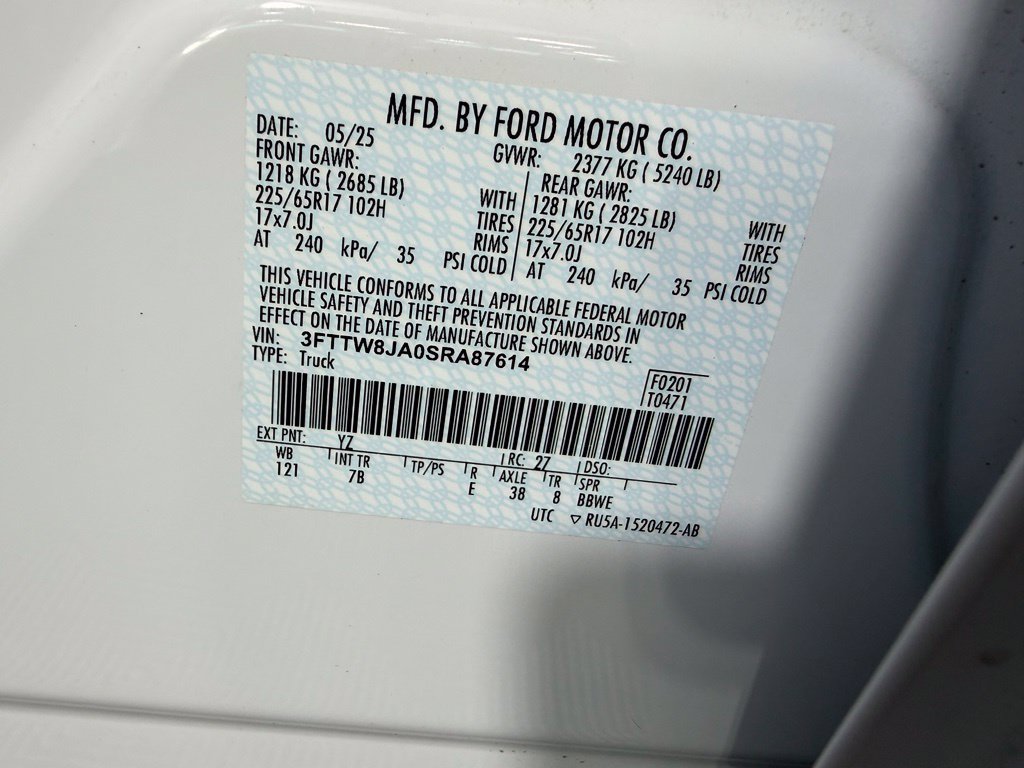 Used 2025 Ford Maverick XLT w/ Equipment Group 302A AWD/4WD image 22