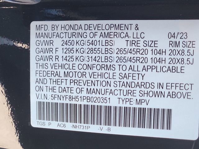 Certified 2023 Honda Passport EX-L image 27