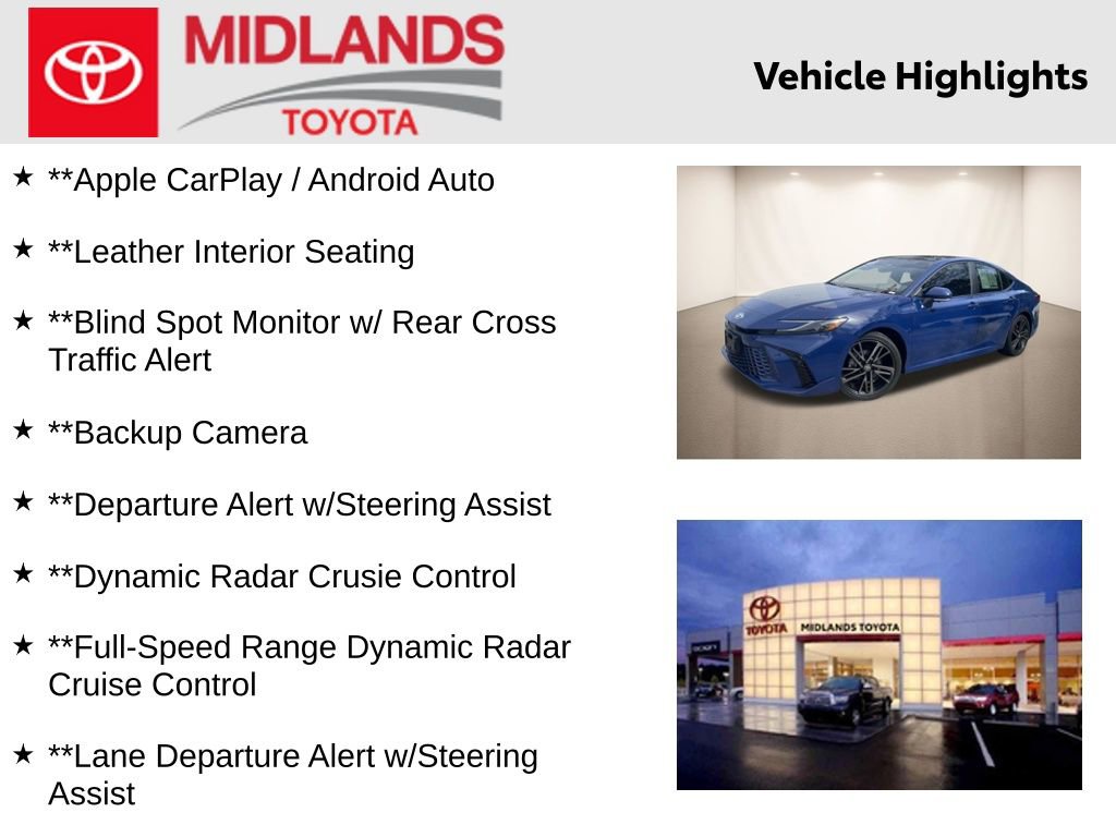 Used 2025 Toyota Camry XSE w/ Premium Plus Package video 2