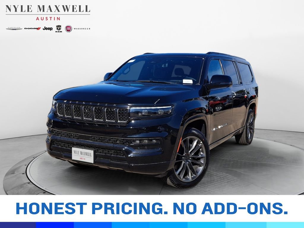 New 2025 Jeep Grand Wagoneer L Series II Obsidian w/ Quick Order Packagew 28T