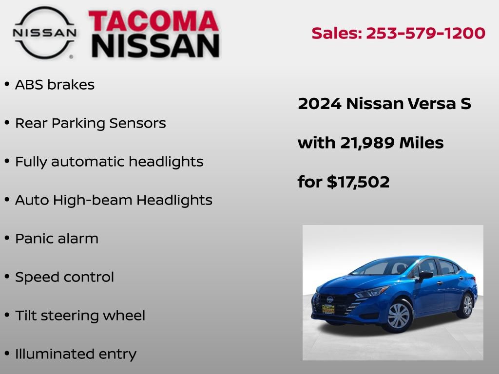 Used 2024 Nissan Versa S image 12
