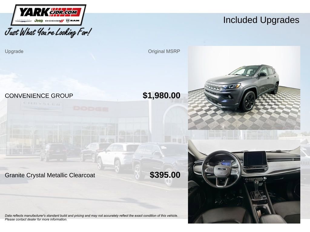 Certified 2022 Jeep Compass Latitude w/ Convenience Group image 5