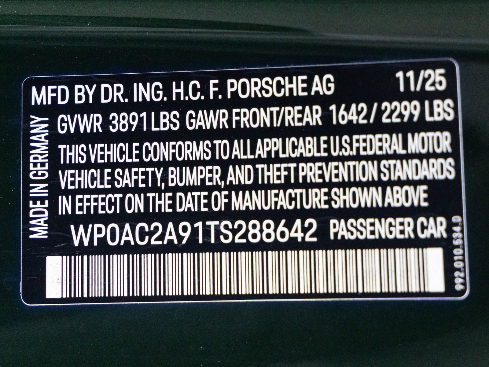 Certified 2026 Porsche 911 GT3 RWD image 36