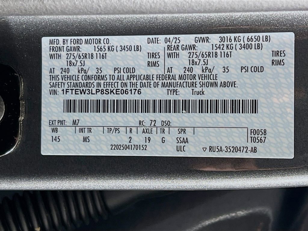 Used 2025 Ford F150 XLT w/ Equipment Group 301A Standard image 29