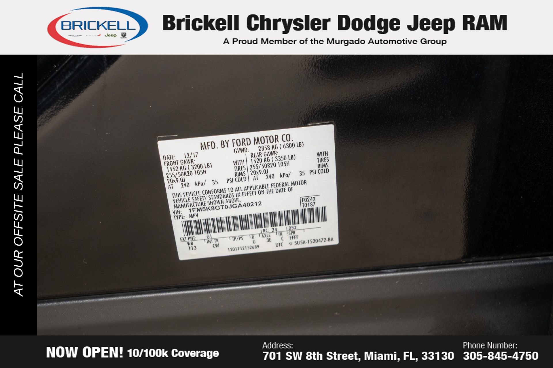 Used 2018 Ford Explorer Sport w/ Equipment Group 401A AWD/4WD image 35