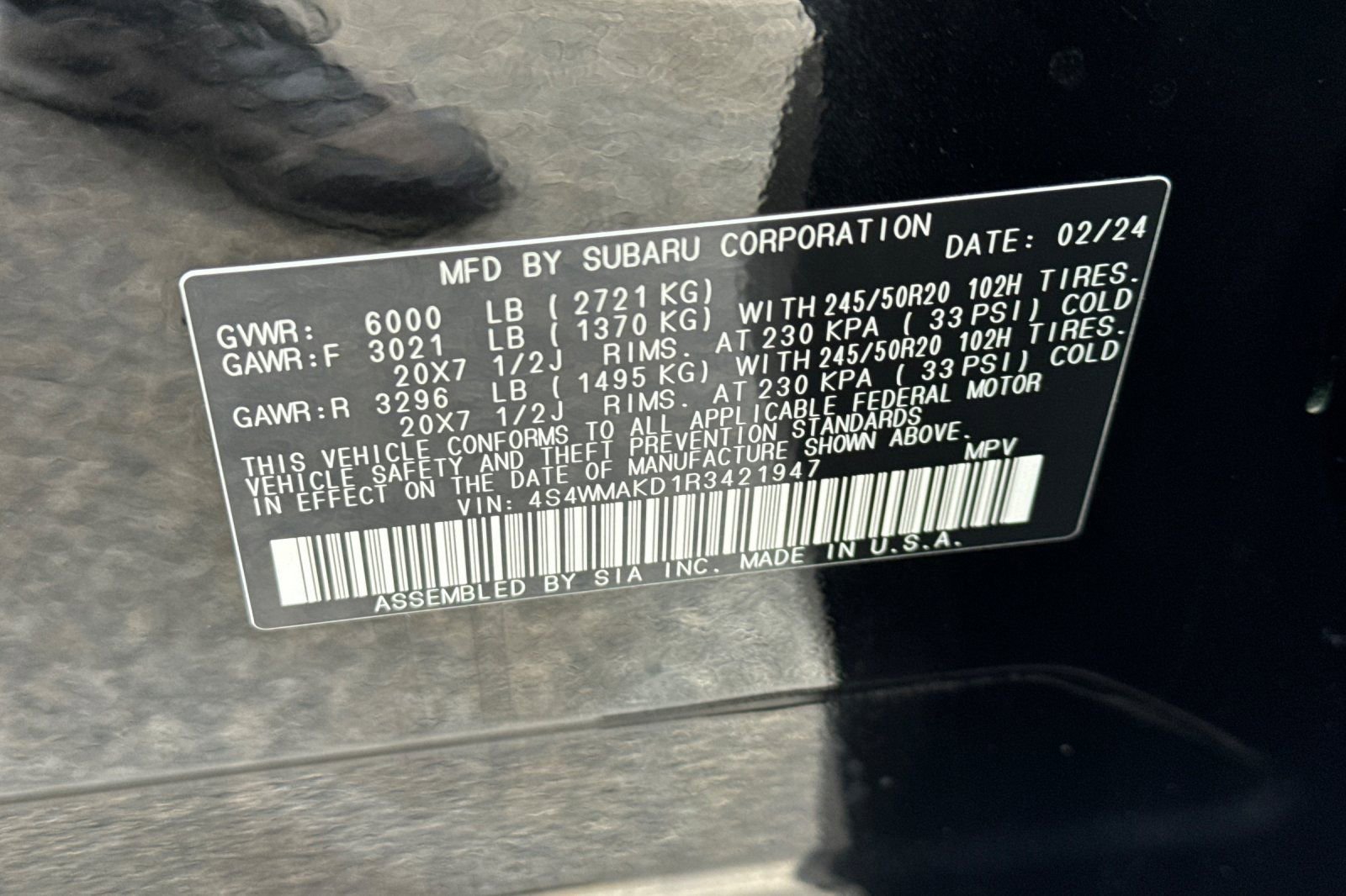 Used 2024 Subaru Ascent Onyx Edition Limited AWD/4WD image 31