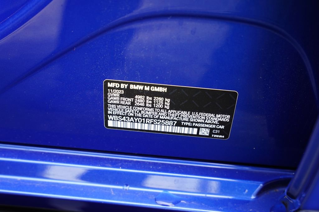 Used 2024 BMW M3 Competition w/ Parking Assistance Package image 26