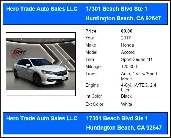 Used 2017 Honda Accord Sport image 59