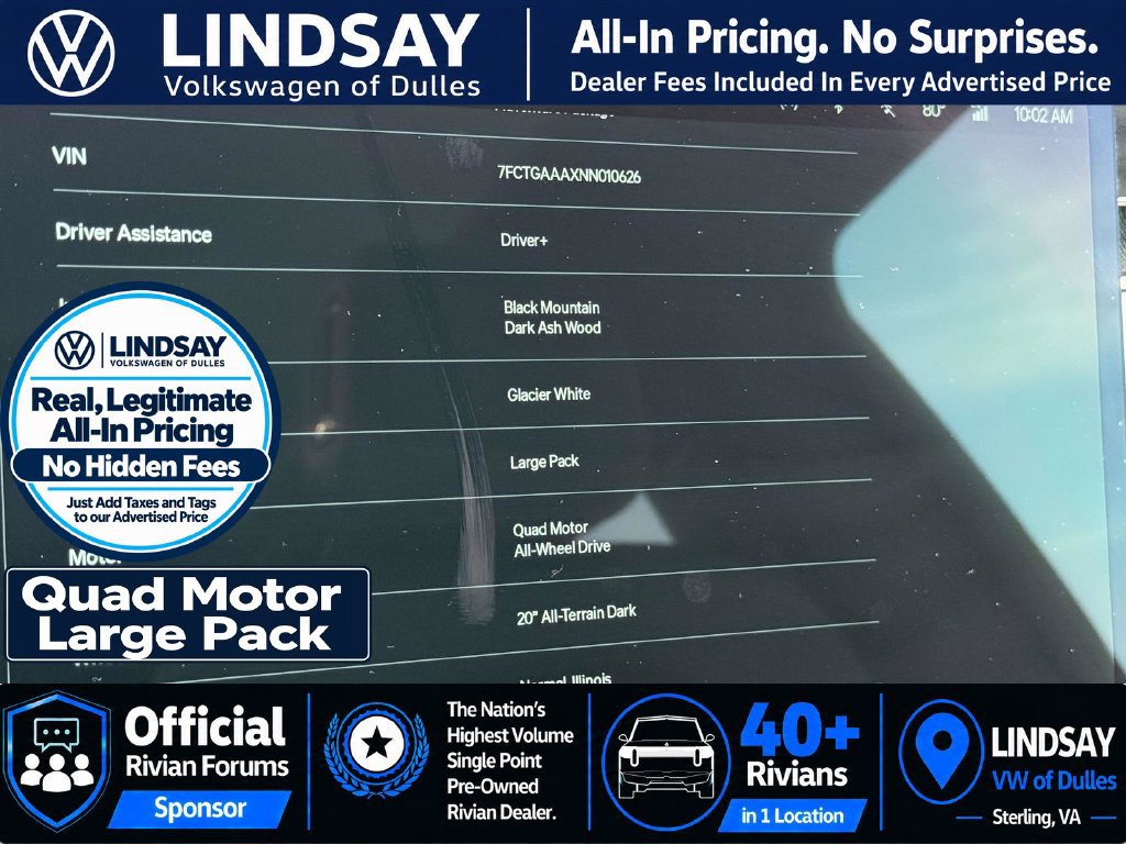 Used 2022 Rivian R1T Adventure AWD/4WD image 23