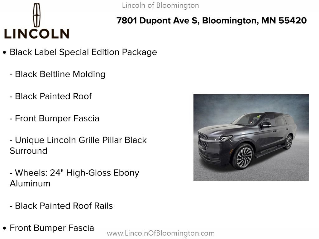 Certified 2025 Lincoln Navigator Black Label AWD/4WD image 10