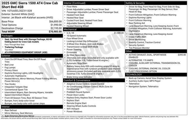 Certified 2025 GMC Sierra 1500 AT4 image 37