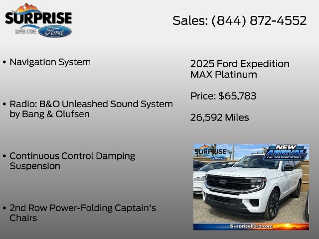 Used 2025 Ford Expedition Max Platinum w/ Driver's Package AWD/4WD image 13