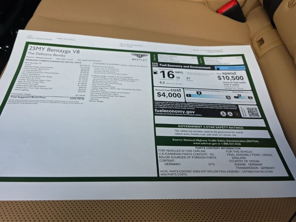 New 2025 Bentley Bentayga image 36