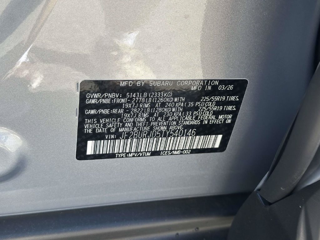 New 2026 Subaru Outback Touring XT AWD/4WD image 14