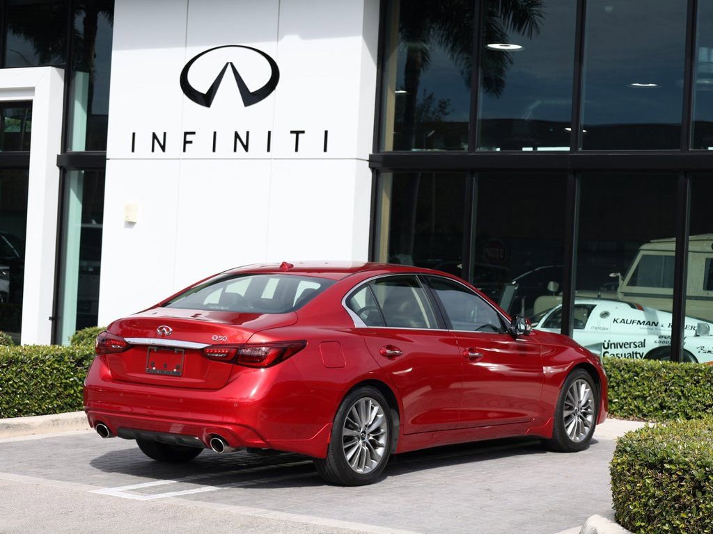 Certified 2023 INFINITI Q50 Luxe w/ Cargo Package image 4