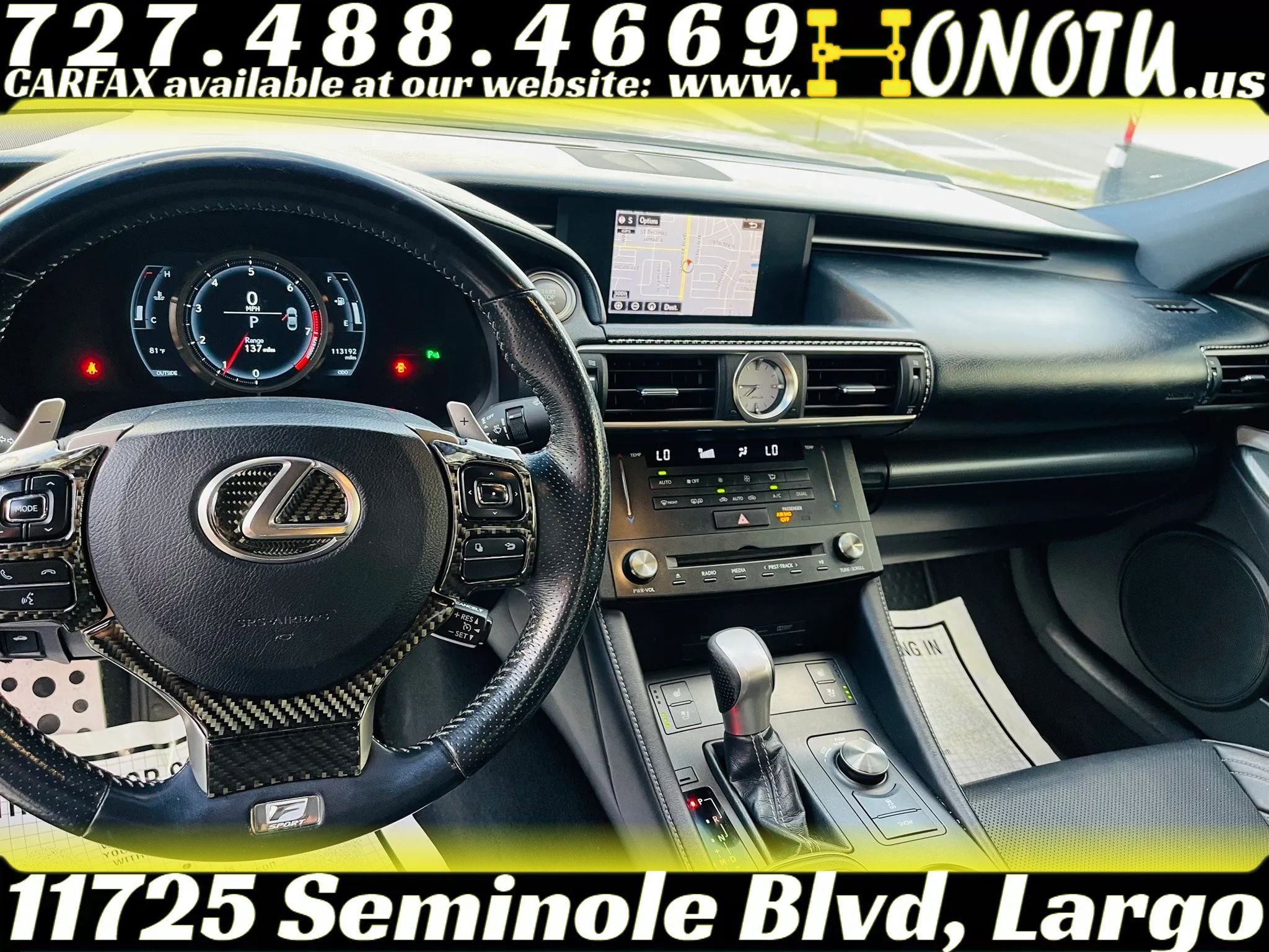 Used 2015 Lexus RC 350 w/ F Sport w/Summer Tires RWD image 23