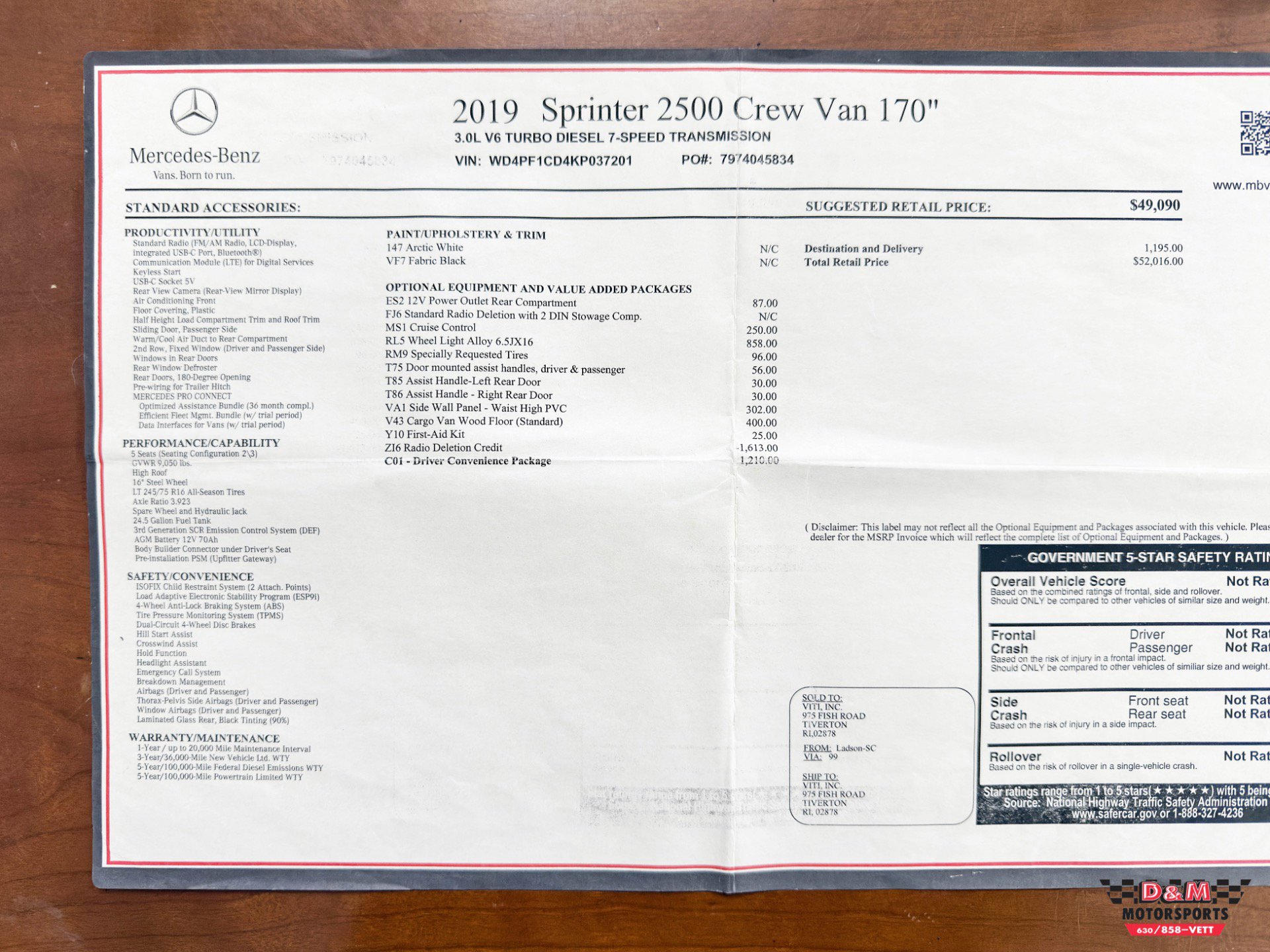 Used 2019 Mercedes-Benz Sprinter 170 image 51