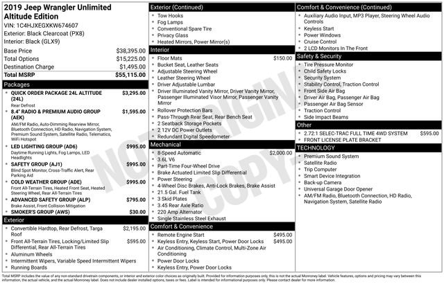 Used 2019 Jeep Wrangler Unlimited Sahara image 32