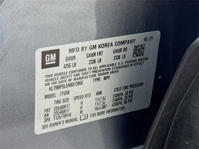 Used 2022 Chevrolet TrailBlazer LT w/ Convenience Package image 44