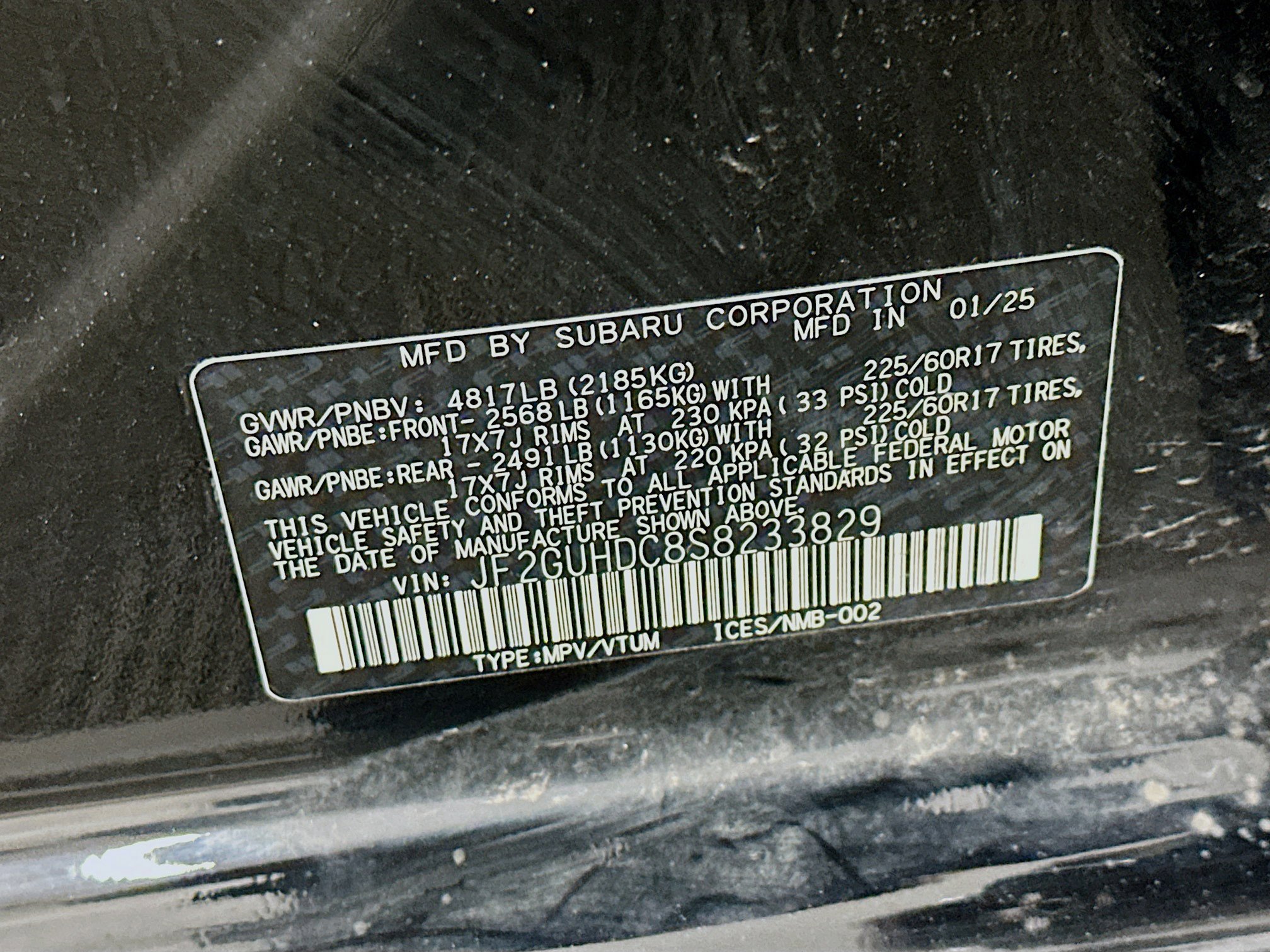 Used 2025 Subaru Crosstrek 2.0i Premium image 12