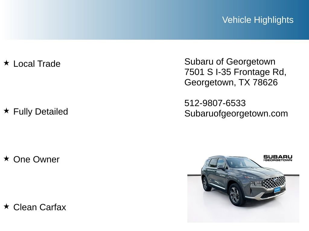 Used 2022 Hyundai Santa Fe SEL w/ Convenience Package AWD/4WD image 10
