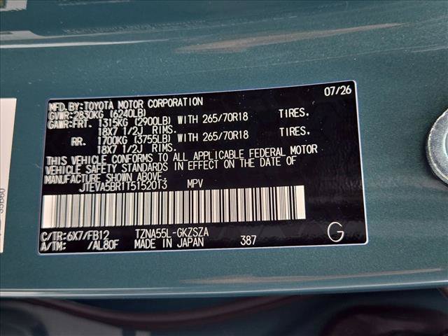 New 2026 Toyota 4Runner TRD Off-Road AWD/4WD image 18