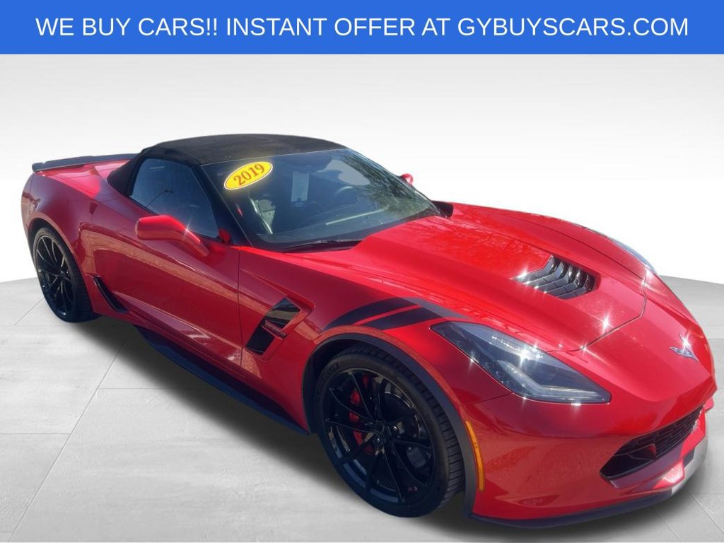 Used 2019 Chevrolet Corvette Grand Sport w/ Grand Sport Heritage Package RWD image 3