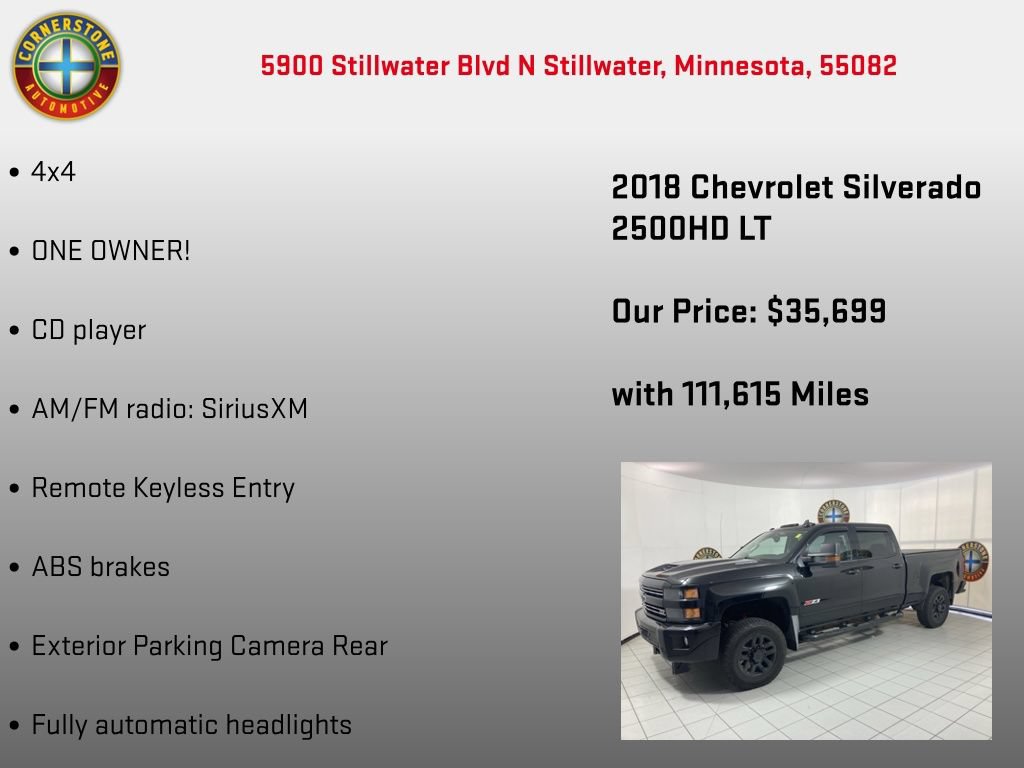 Used 2018 Chevrolet Silverado 2500 LT w/ Midnight Edition AWD/4WD image 5