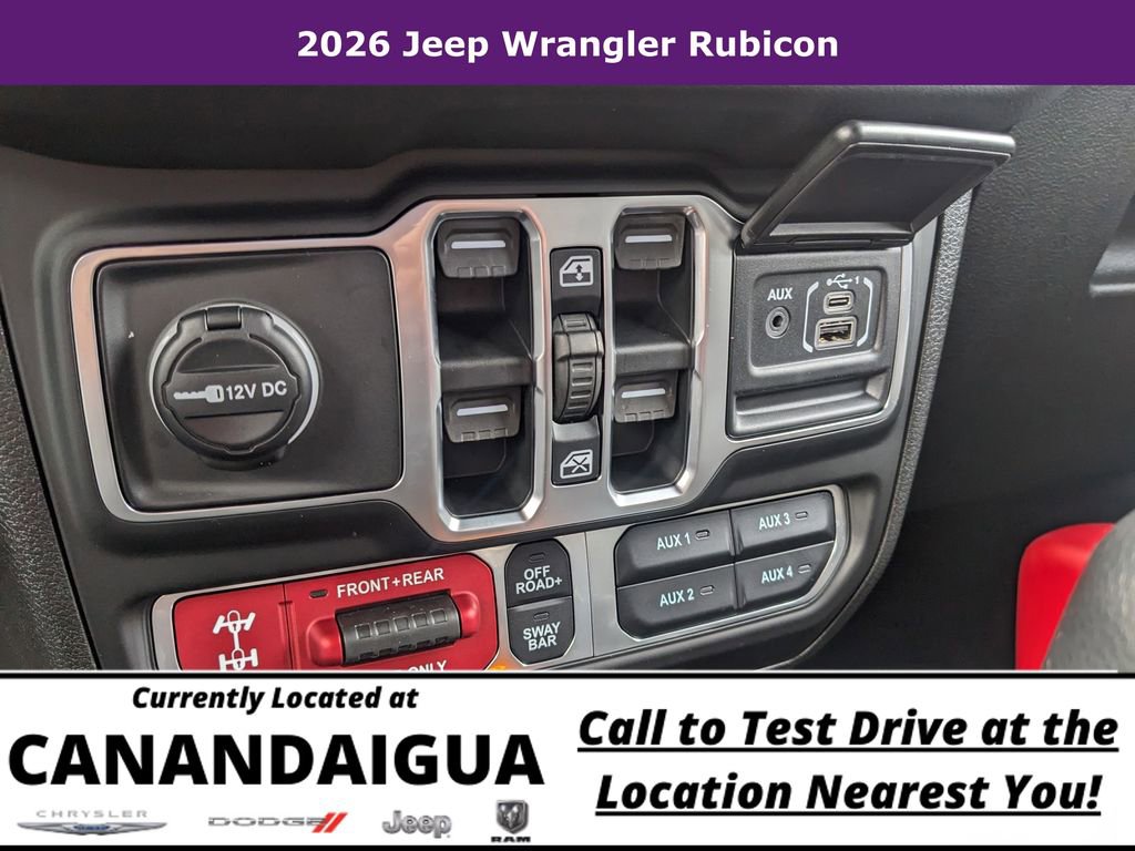 New 2026 Jeep Wrangler Unlimited Rubicon w/ Xtreme 35 Tire Package AWD/4WD image 30