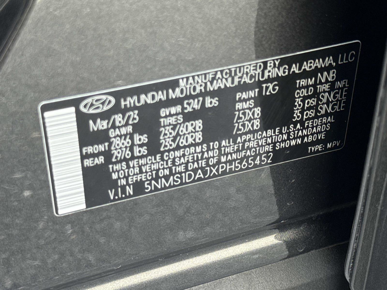 Used 2023 Hyundai Santa Fe SE w/ Cargo Package image 29